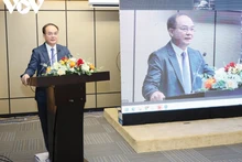 内务部副部长武战胜在会上发表讲话。（图片来源：越通社）