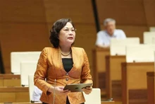 越南国家银行行长阮氏红。（图片来源：越通社）