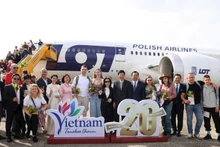 2025年第2000万名国际游客抵达越南欢迎仪式。（图片来源：文化、体育与旅游部）