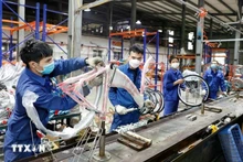 5月份，胡志明市工业生产指数（IIP）同比增长9.4%。（图片来源：越通社）