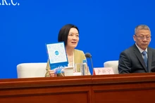 广西壮族自治区人民政府副主席卢新宁答记者问。