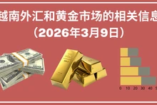 越南外汇和黄金市场的相关信息【图表新闻】