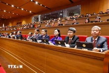 广义省党委代表团出席大会开幕式。（图片来源：越通社）