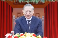 越共中央总书记、国家主席苏林与澳大利亚总理通电话。