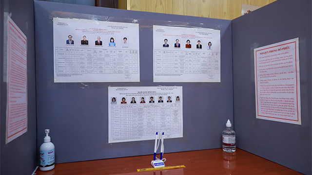 热闹非凡越南换届选举日（组图） ảnh 6