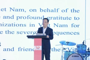 越南友好组织联合会副主席童辉刚。