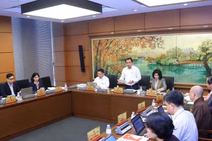 国会代表分组讨论关于越南文化发展的决议草案。（图片来源：越通社）