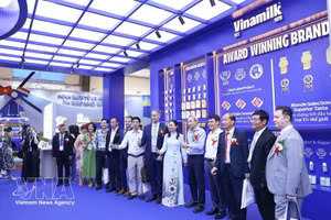 第五届越南国际奶业及乳制品展览会开幕。（图片来源：越通社）
