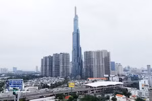 胡志明市一角。