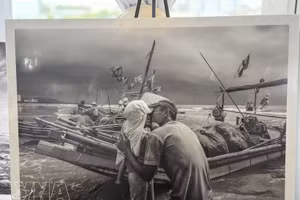 图片展展出的作品。（图片来源：越通社）