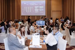 2026韩国旅游交易会期间，越韩旅游企业开展商务对接。