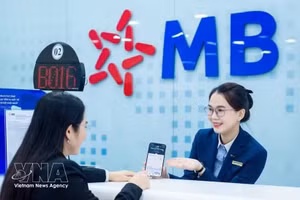 军队股份商业银行（MB）跻身越南诚信高效上市公司50强（VIX50）名单。（图片来源：越通社）
