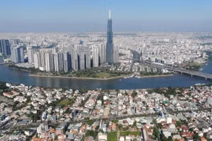胡志明市一角。