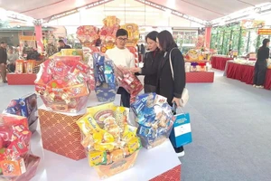 “新春创意手工艺及设计展”在河内应天乡广富桥线香旅游点开幕。