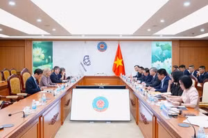 工作会议现场。