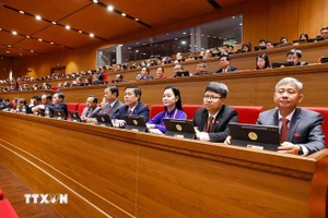 广义省党委代表团出席大会开幕式。（图片来源：越通社）