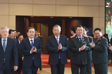 越共中央总书记苏林等领导出席庆典