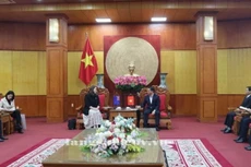 谅山省领导会见新西兰驻越南大使馆和世界宣明会代表团。（图片来源：谅山省门户网站）