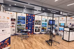 设在2026年东京国际影视节展的越南展位。（图片来源：baochinhphu.vn）