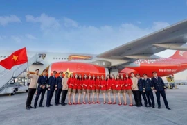 越捷航空迎来新宽体客机 机队规模增至121架。
