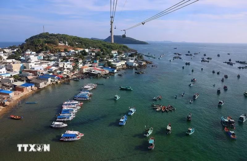 富国岛的一角。