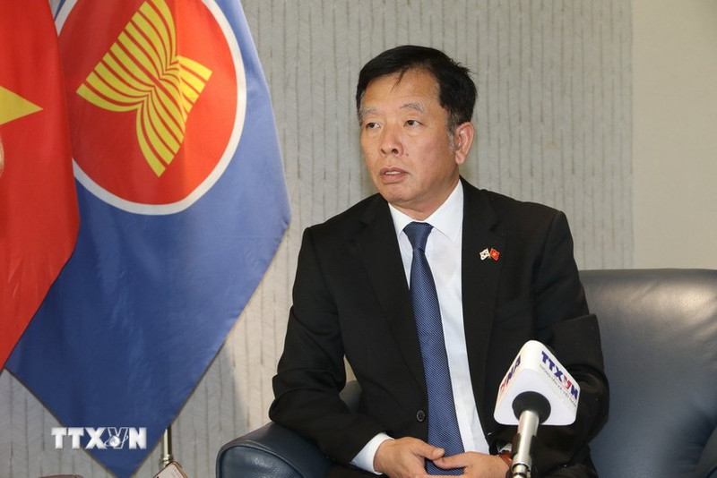 越南驻韩国大使武胡。(图片来源:越通社)