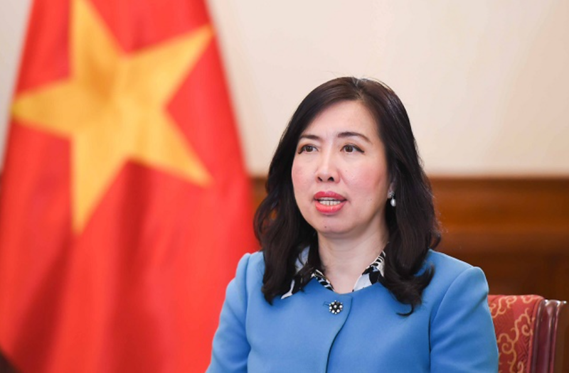 越南外交部副部长黎氏秋姮。