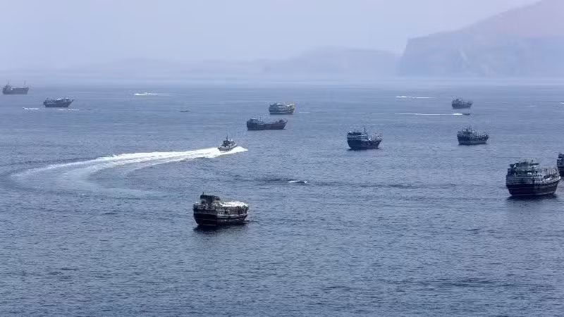 2026年6月20日，霍尔木兹海峡景观。（图片来源：越通社）