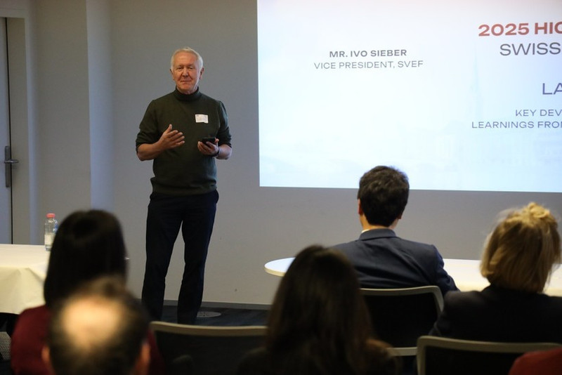 瑞士—越南经济论坛（SVEF）成员的伊沃·西伯。（图片来源：越通社）