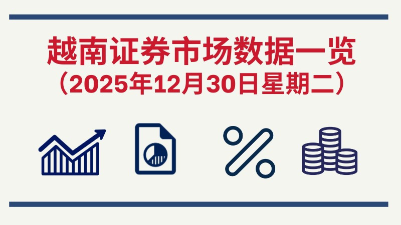 12月30日越南证券市场数据一览 【图表新闻】