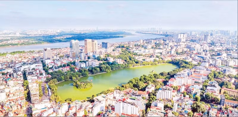 河内市的一角。