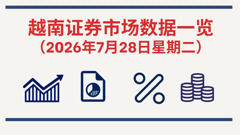 7月28日越南证券市场数据一览 【图表新闻】