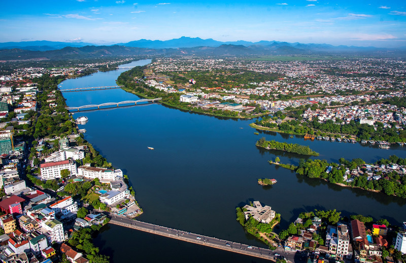 顺化市的一角。