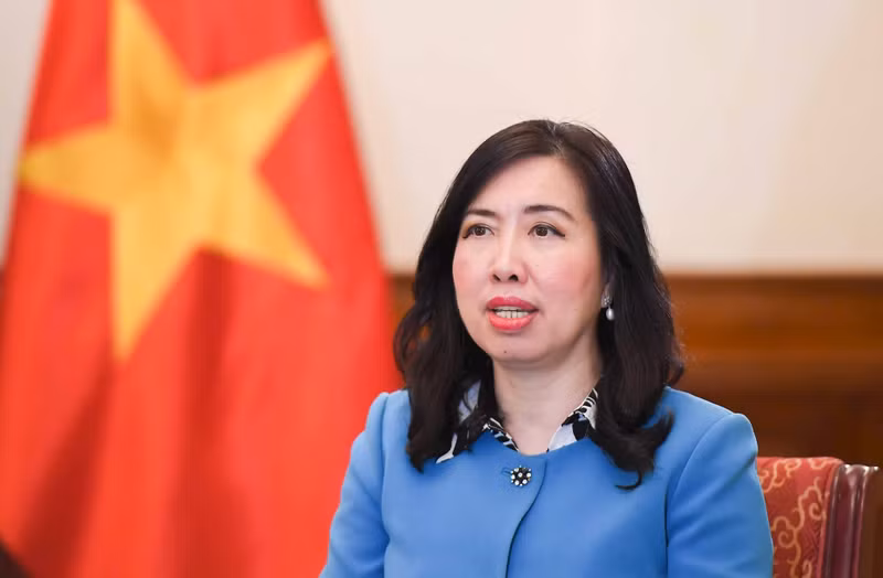 越南外交部副部长黎氏秋姮。