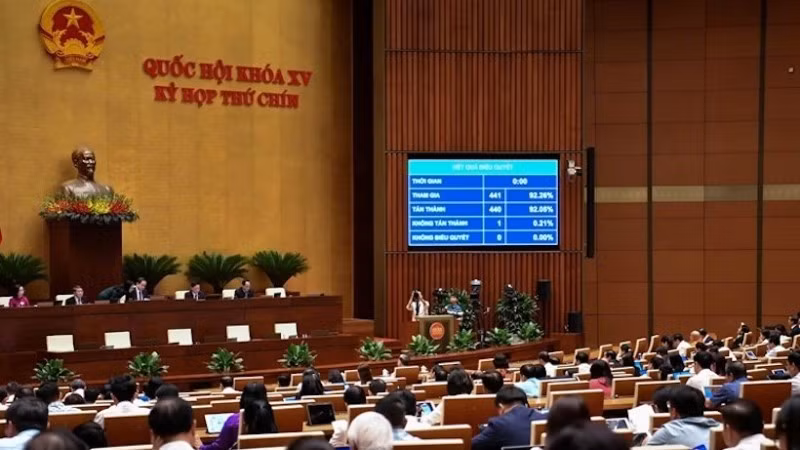 国会表决通过国会关于对学前儿童、中小学生，以及在国民教育体系中接受普通教育的学习者实行学费减免与资助的决议。