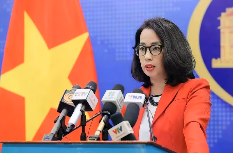 越南外交部发言人范秋姮。