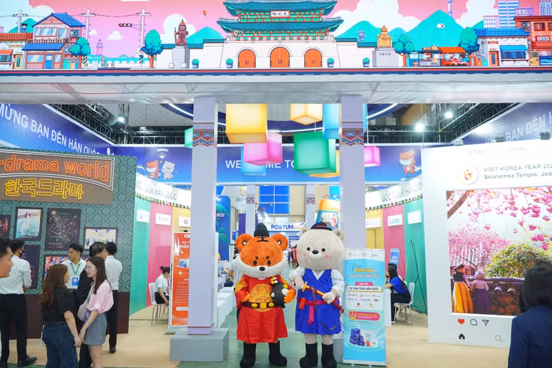 2025年越南河内国际旅游博览会的一间展位。