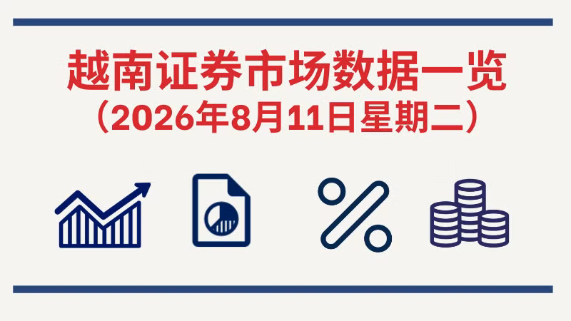 8月11日越南证券市场数据一览 【图表新闻】