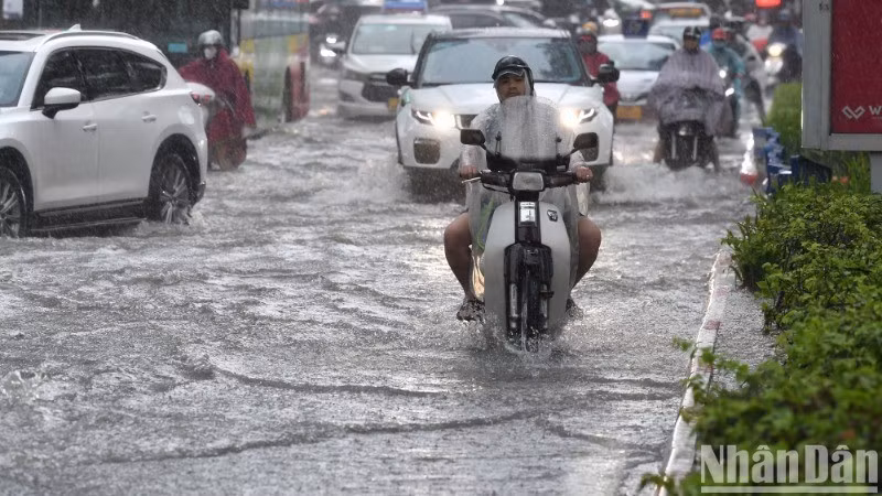 附图：越南积极主动应对第3号台风“威帕”。