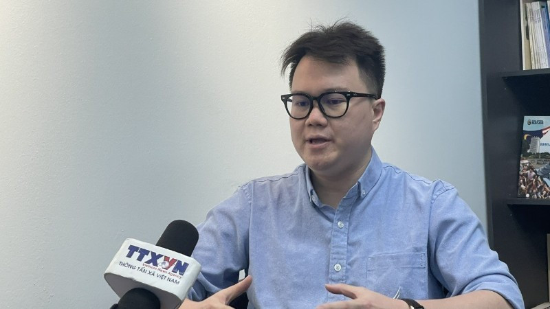 东南亚历史与国防研究学者恩佐·辛·洪俊。（图片来源：越通社）