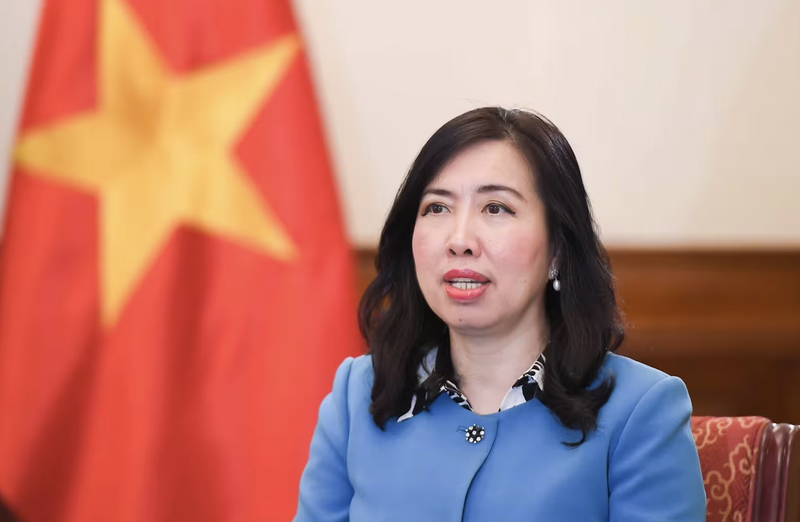 越南外交部副部长黎氏秋姮。