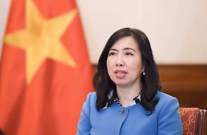 越南外交部副部长黎氏秋姮。