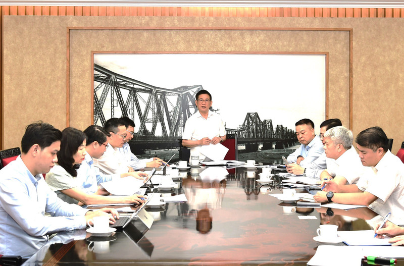 越南政府副总理胡德福在会议上发表讲话。（图片来源：VGP）