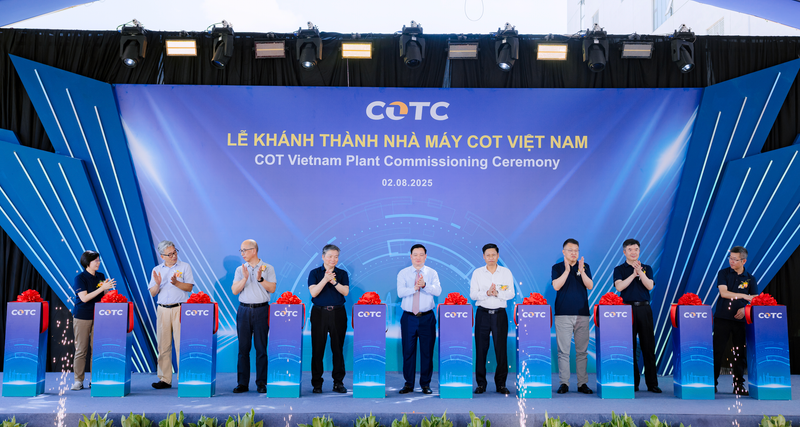 COT越南有限公司的工厂开业投产仪式。