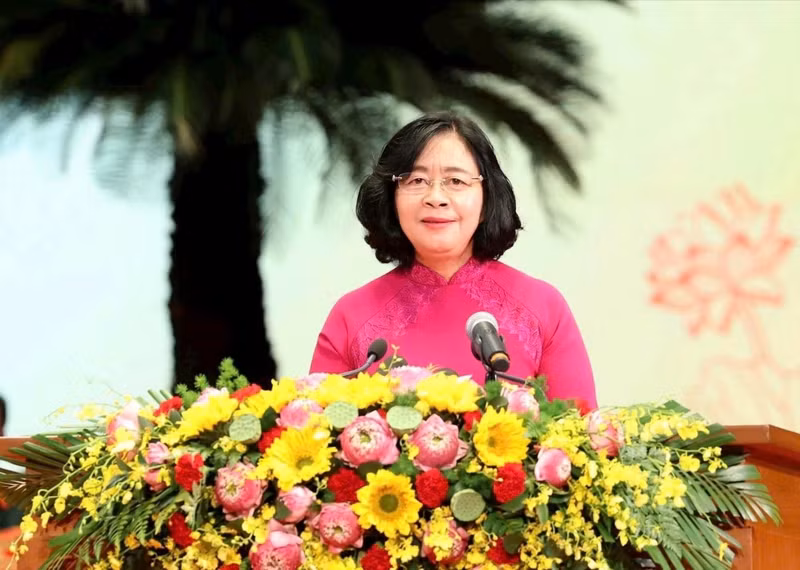 裴氏明怀同志再次当选2025-2030年任期河内市委书记。