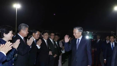 苏林总书记圆满结束对柬埔寨王国的国事访问。（图片来源：越通社）