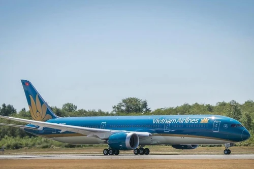 越南航空维持运营12条越南直飞欧洲航线。（图片来源：民族与信息报）