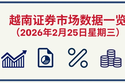 2月25日越南证券市场数据一览 【图表新闻】