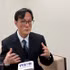 日本大阪大学教授清水正明接受越通社驻日本记者采访。