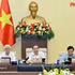 国会主席陈青敏发表讲话。（图片来源：越通社）